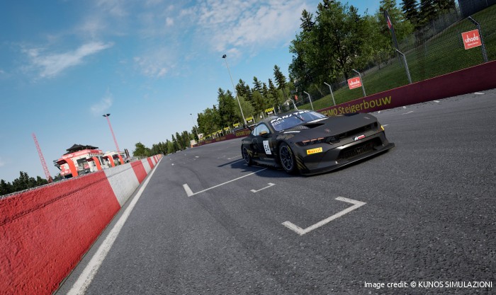 Ford Mustang GT3 front view Zolder