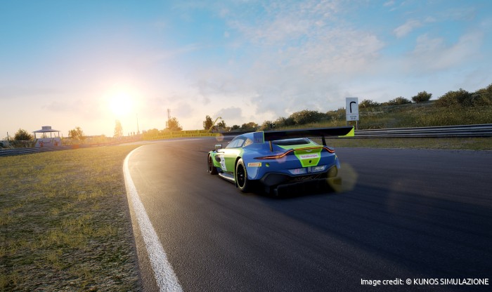 Aston Martin V8 Vantage GT3 dawn
