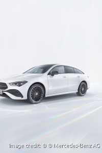 Mercedes CLA 250e side view