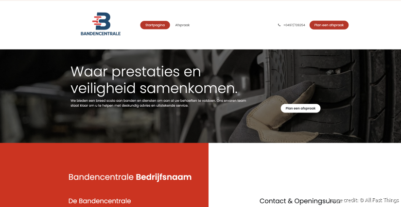 Example website