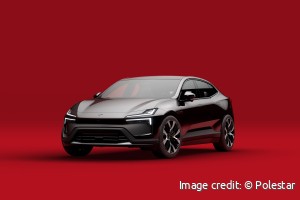 Polestar 4 from the front