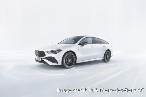 Mercedes CLA 250e side view