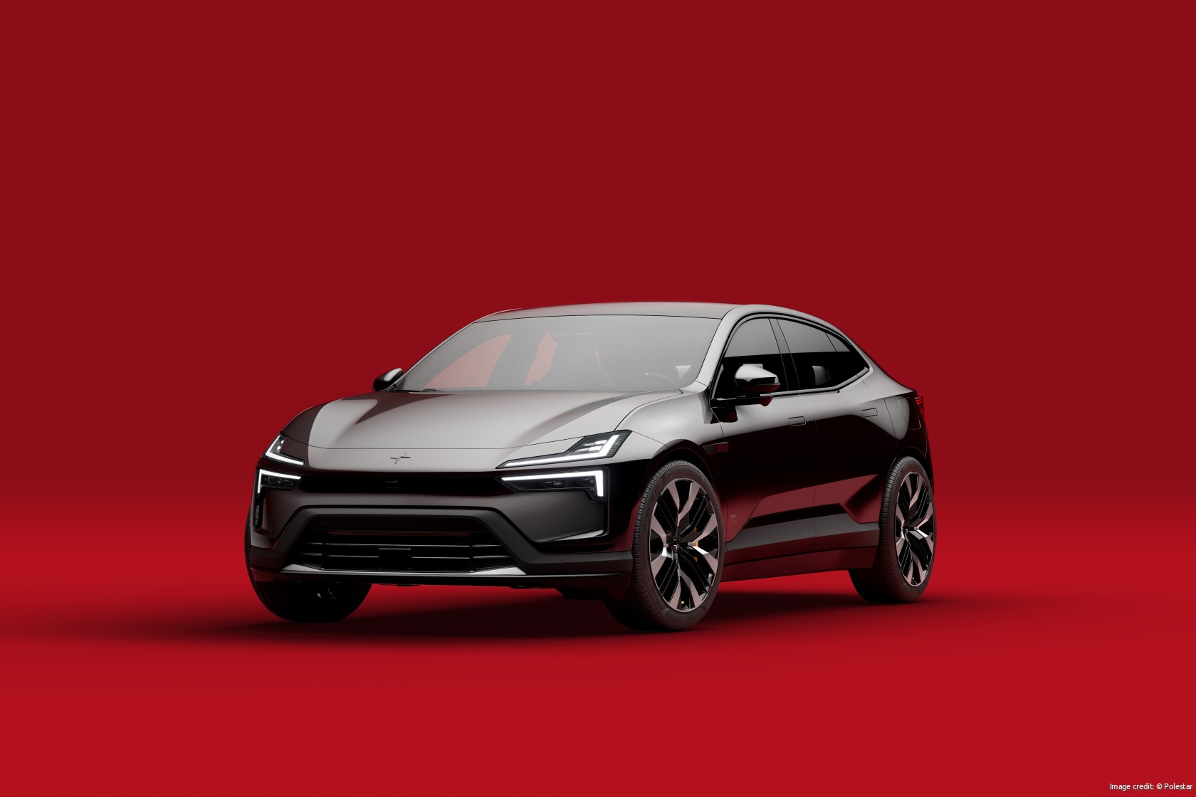 Polestar 4 from the front